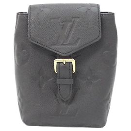 Mini mochila Louis Vuitton Monogram Empreinte Preto