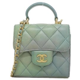 Borsa a Spalla Chanel AP2682 Verde Verde