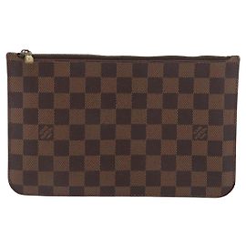 Louis Vuitton Neverfull Pochette Damier MM Marrone