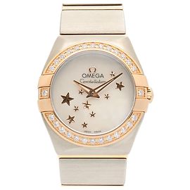 Omega Constellation Star Blue Diamond Bezel Watch Other