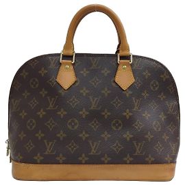 Louis Vuitton Alma Handbag Monogram Canvas PM Brown