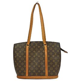 Borsa Babylone Louis Vuitton in tela Monogram Marrone
