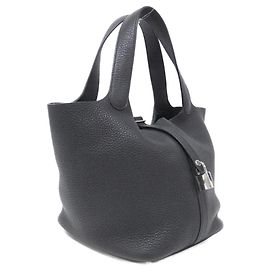 Hermès Hermes Picotin Lock MM Handbag Black