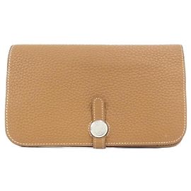 Hermès Hermes Dogon Duo Wallet Brown