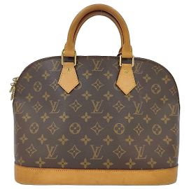 Sac à main Louis Vuitton Alma Monogram Canvas PM Marron