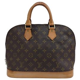 Sac à main Louis Vuitton Alma Monogram Canvas PM Marron