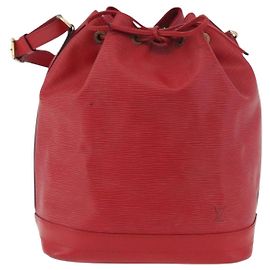 Louis Vuitton Noe Leather PM Rouge