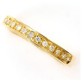 Autre Marque 18K Gelbgold-Ring mit Diamant Golden