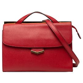Fendi Demi Jour Piccola Handbag Red