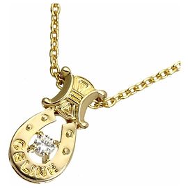 Céline Collana Celine Macadam in Diamanti e Oro Giallo 18K D'oro