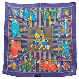 Hermès Hermes Carré 90 Seta multicolore 90 x 90 Multicolore