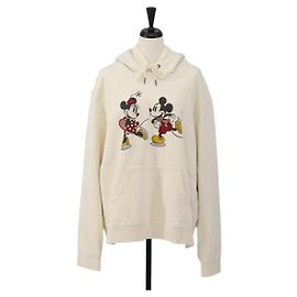 Coach CoachxDisney Parker Mickey Mouse Minnie Mouse coton L Blanc Auth 167342M Blanc
