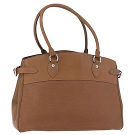 Bolsa LOUIS VUITTON Epi Passy GM Cannel M5925I LV Auth BA12959 Marrom