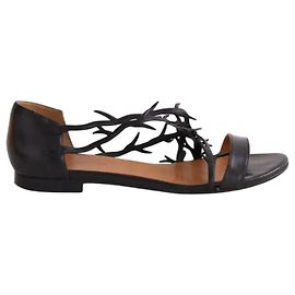 Sandali Balenciaga Thorn in pelle nera Nero