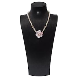 Gioielli CHANEL Camelia in Perla Bianca - 103517 Bianco