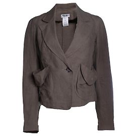 Sonia Rykiel, brown linen blazer Brown