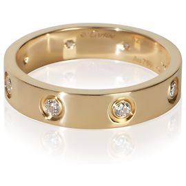 Cartier Yellow Gold Diamond Small Model Love Ring Other