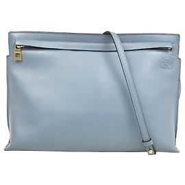 Loewe T Messenger Leather Large Bleu