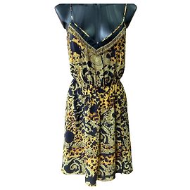 Robe Versace Noir et Or Autre
