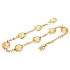 Chanel Gold Plated Chain Belt Golden