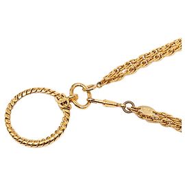 Collar Lupa Vintage Chanel 1983 Dorado