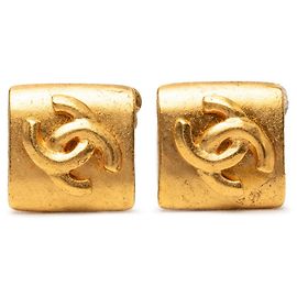 Orecchini a clip Vintage Chanel Coco Mark D'oro