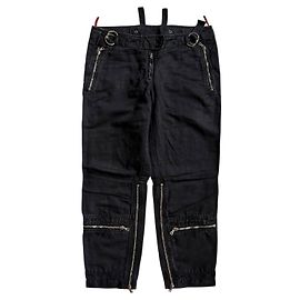 Prada Multi-Zip Biker Pants Black