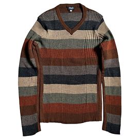 Pull en laine rayé Dolce & Gabbana Marron Beige Gris