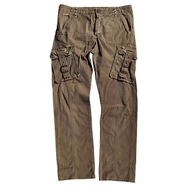 Just Cavalli 2006 Braune Samt-Cargohose Braun