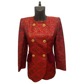 Givenchy Jacke in Rot mit Lurex Andere