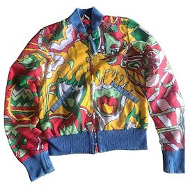 Diesel Chaqueta Bomber Estampada Multicolor