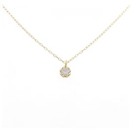 Autre Marque Collier en diamant Au750 Doré