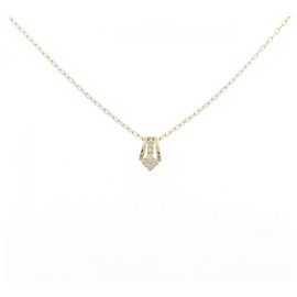 Autre Marque Collier en diamant Au750 Doré