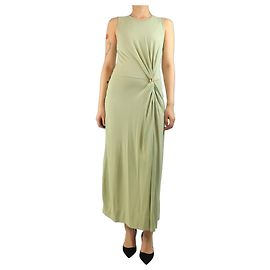 Altuzarra Grünes gerafftes Strickkleid - Größe M Grün