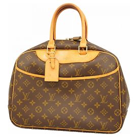 Borsa Louis Vuitton Monogram Deauville Marrone