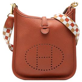 Hermès Marrom Clemence Evelyne 16 Amazone Marrom Outro