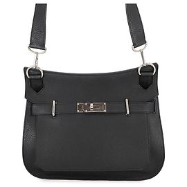 Hermès Borsa Hermes Jypsiere 31 in pelle Taurillon Clemence nera Nero