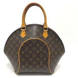 Sac à main Louis Vuitton Ellipse MM Marron