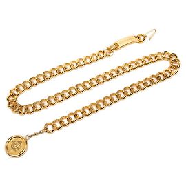 Chanel Gold Plated Chain Belt Golden