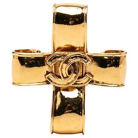 Spilla Vintage Chanel Coco Mark D'oro