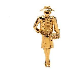 Spilla Mademoiselle Gold Chanel D'oro