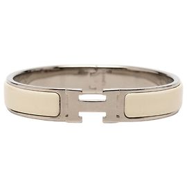 Hermès Bracciale Click H PM Hermes Argento Crudo