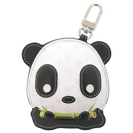Porte-clés Louis Vuitton LV Panda Monogram Marron Noir Blanc