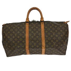 Louis Vuitton Keepall Monogram Canvas 55 Brown