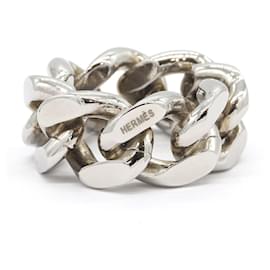 Hermès Hermes Schalring aus Silbermetall Silber