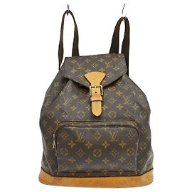 Louis Vuitton Montsouris Backpack Monogram Canvas GM Brown