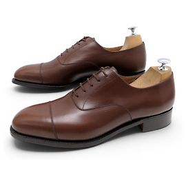 SCARPE NUOVE JM WESTON RICHELIEU 300 11.5E 45.5 L 46 PELLE MARRONE Marrone