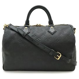 Bolsa Louis Vuitton Monogram Empreinte Speedy Soft 30 Preto