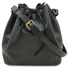 Borsa a Spalla Louis Vuitton Epi Petit Noe Nera Nero
