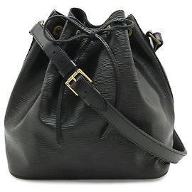 Bolsa de Ombro Louis Vuitton Epi Petit Noe Preta Preto